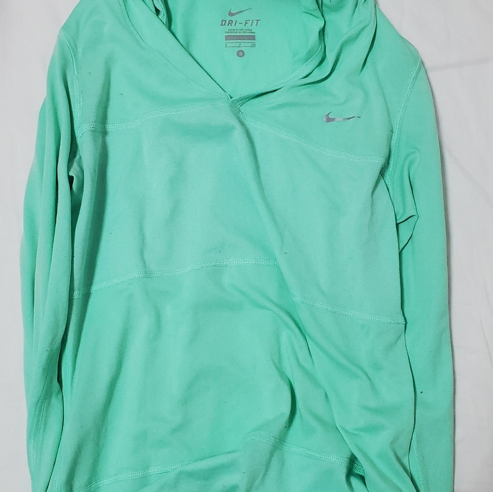 Mint green active wear hoodie